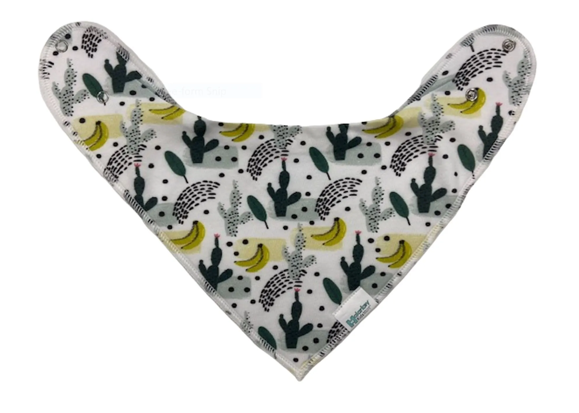 Dribble Bib - Cactus Banana/Green