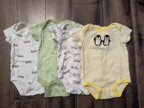 Four Gender Neutral Onesies, 0-3Ms, VGUC, Kids 3 Month (0-3M)