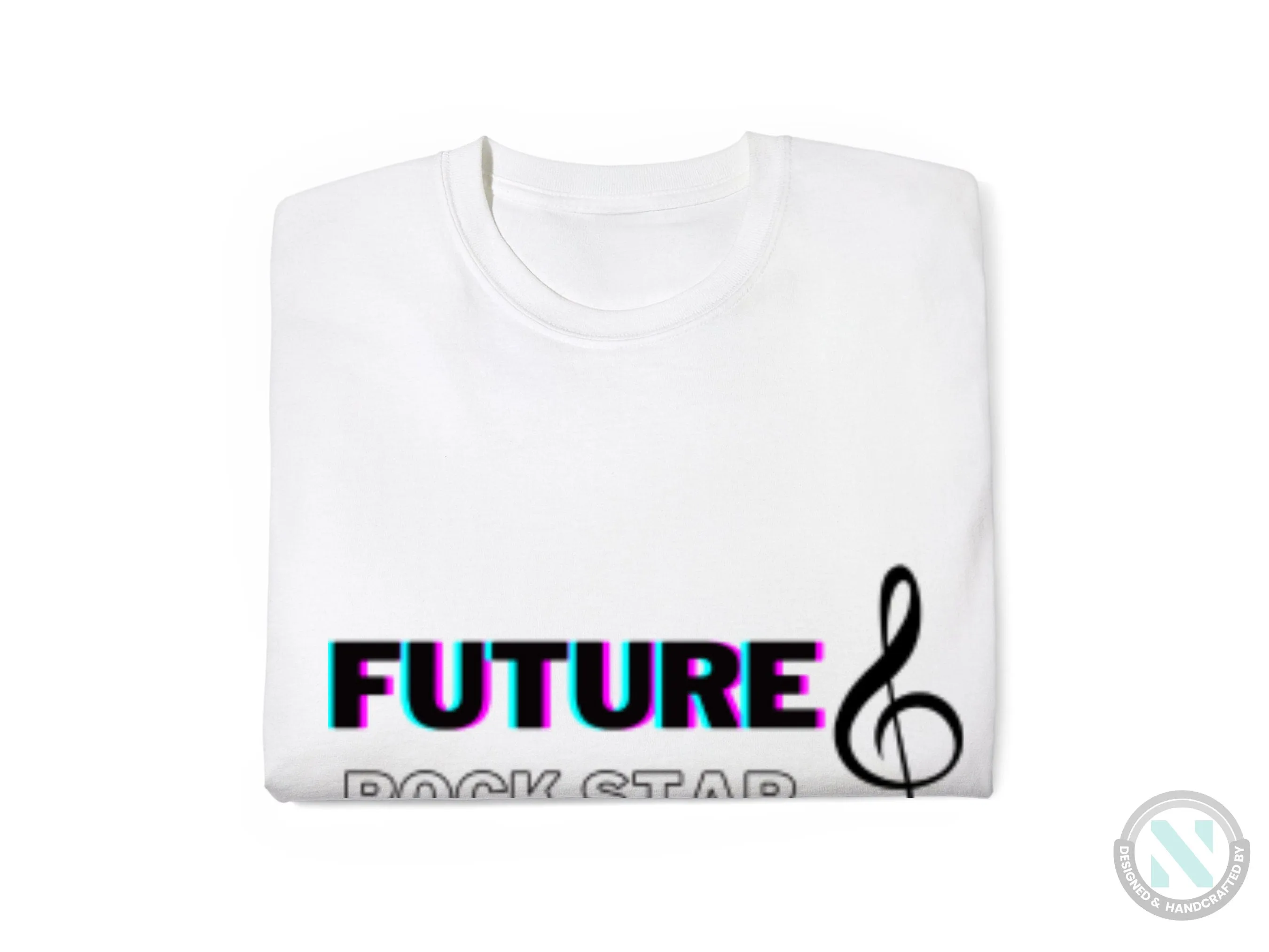 Girls Custom Name And Date Baby Bodysuit With Text Future Rock Star,