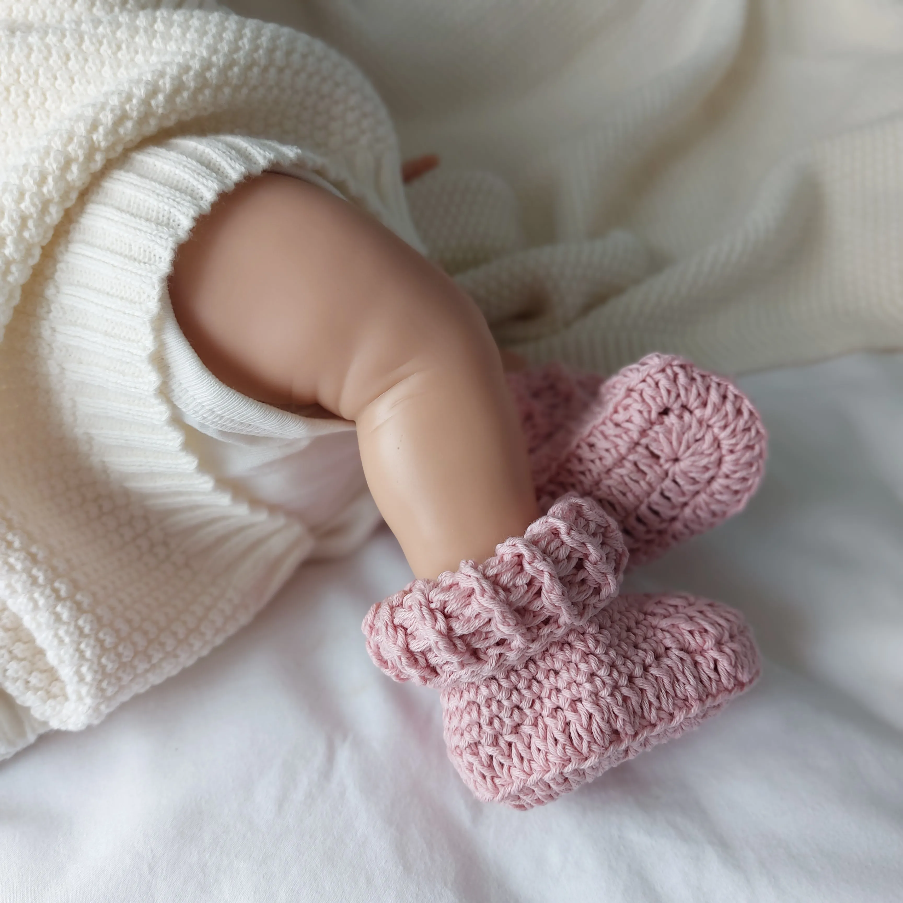 Handknitted Baby Booties