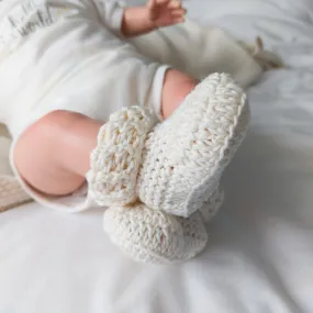 Handknitted Baby Booties