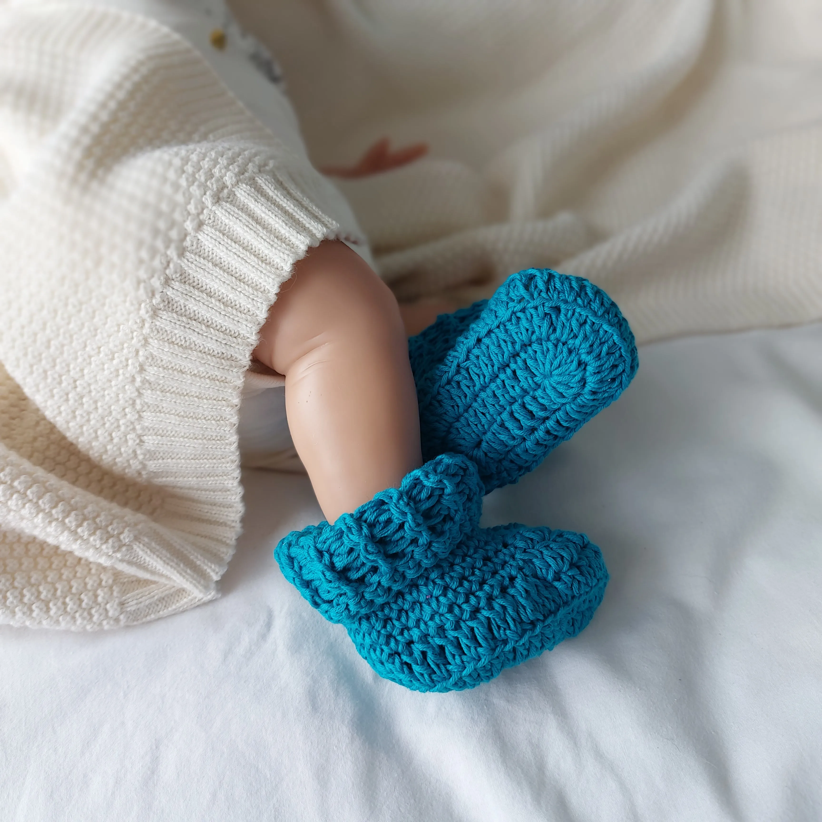 Handknitted Baby Booties