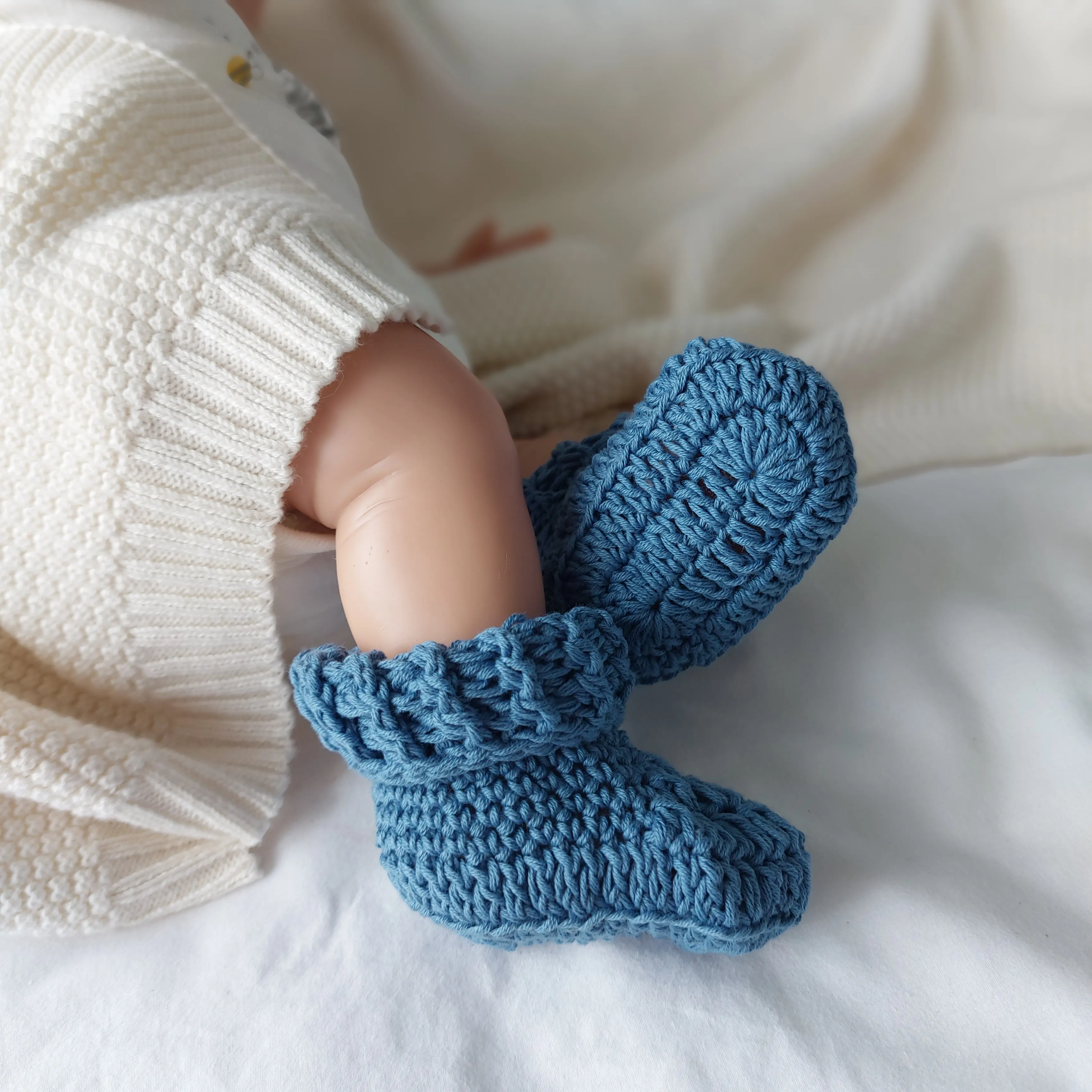 Handknitted Baby Booties