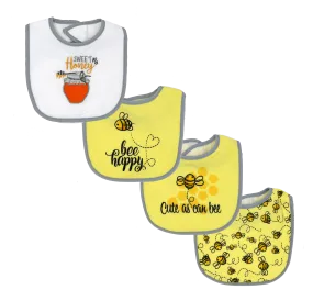 Honey Bee Bib Set