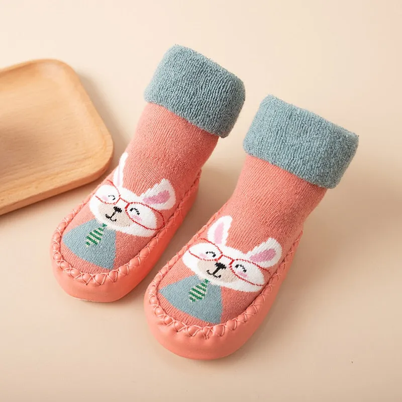 Indoor Baby Socks/ Terry Cotton Baby Girl Socks for 0-3 yrs
