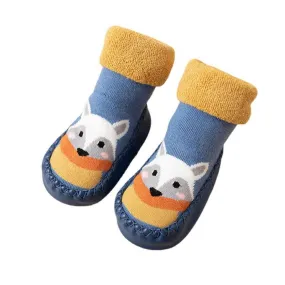 Indoor Baby Socks/ Terry Cotton Baby Girl Socks for 0-3 yrs