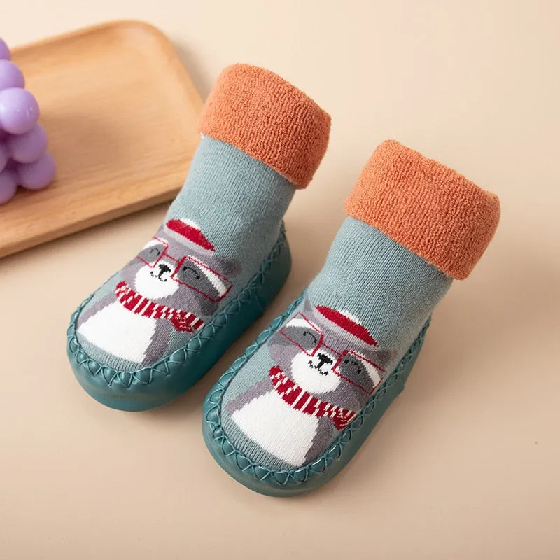 Indoor Baby Socks/ Terry Cotton Baby Girl Socks for 0-3 yrs
