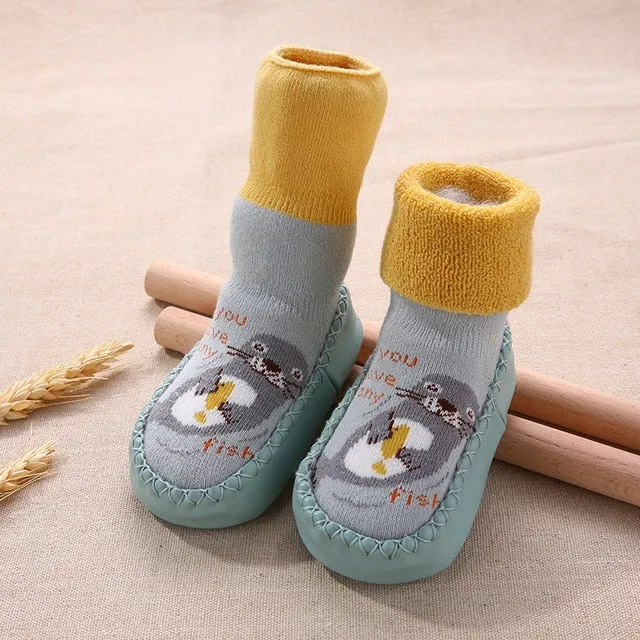 Indoor Baby Socks/ Terry Cotton Baby Girl Socks for 0-3 yrs