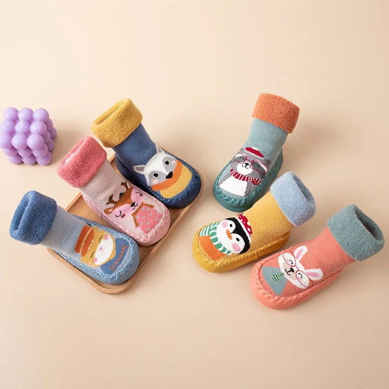 Indoor Baby Socks/ Terry Cotton Baby Girl Socks for 0-3 yrs
