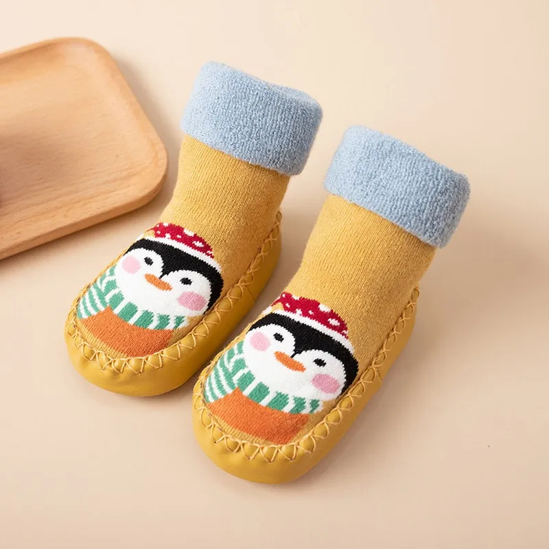 Indoor Baby Socks/ Terry Cotton Baby Girl Socks for 0-3 yrs