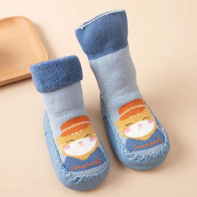 Indoor Baby Socks/ Terry Cotton Baby Girl Socks for 0-3 yrs