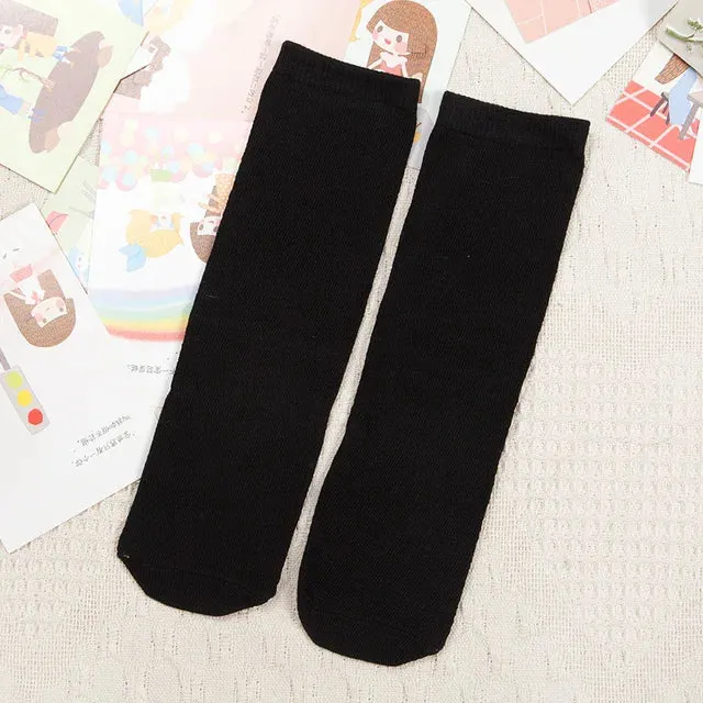 Kids Knee High Socks For Girls Boys Football Stripes Cotton Sports Old School White Socks Skate Children Baby Long Tube Leg Warm