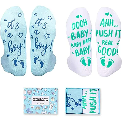 Labor Socks, Gifts for Mom, Pregnancy Gifts for New Moms, Mom-to-Be Gifts, Gifts for Pregnant Women, Expecting Mom Gifts, Maternity Gifts, Hospital Socks for Labor and Delivery