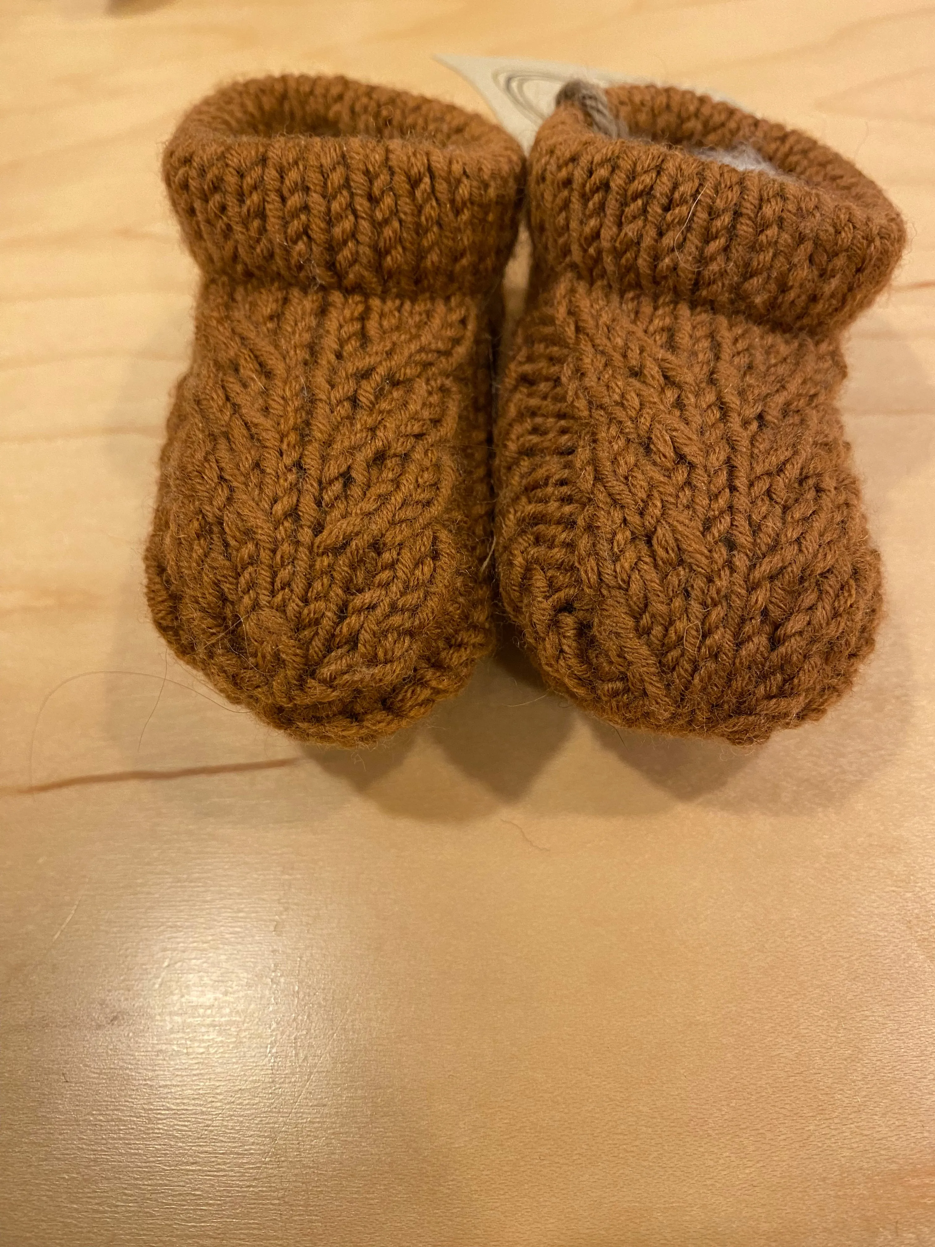 LM Knitted Baby Booties