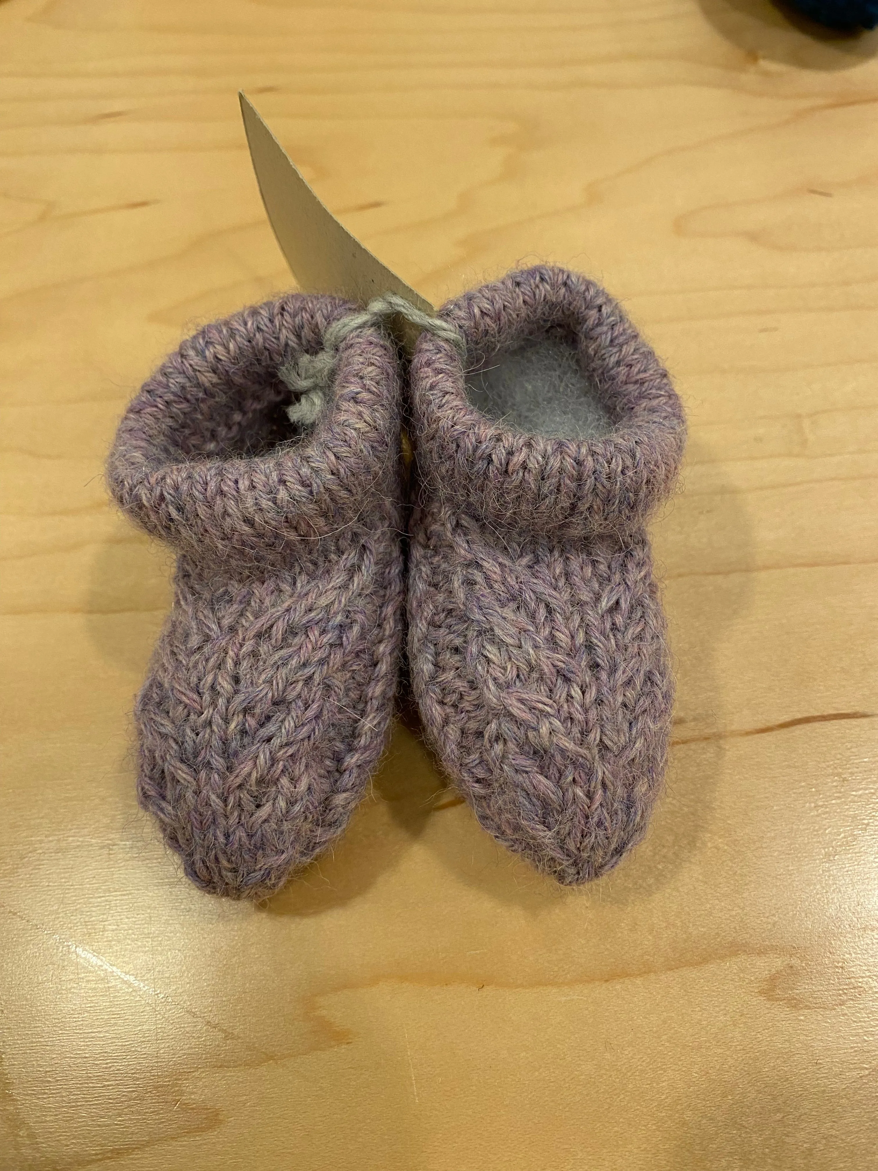 LM Knitted Baby Booties