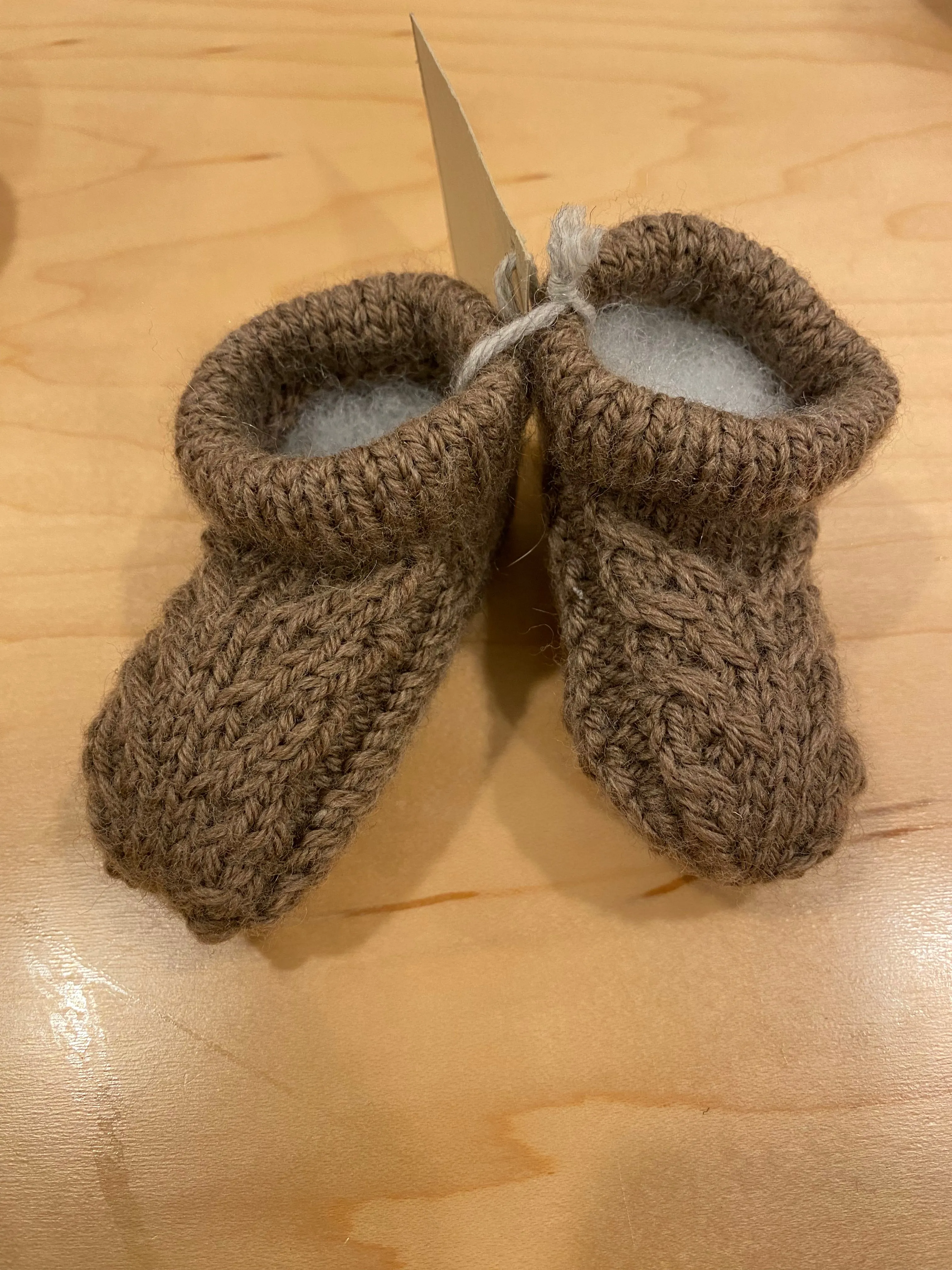 LM Knitted Baby Booties