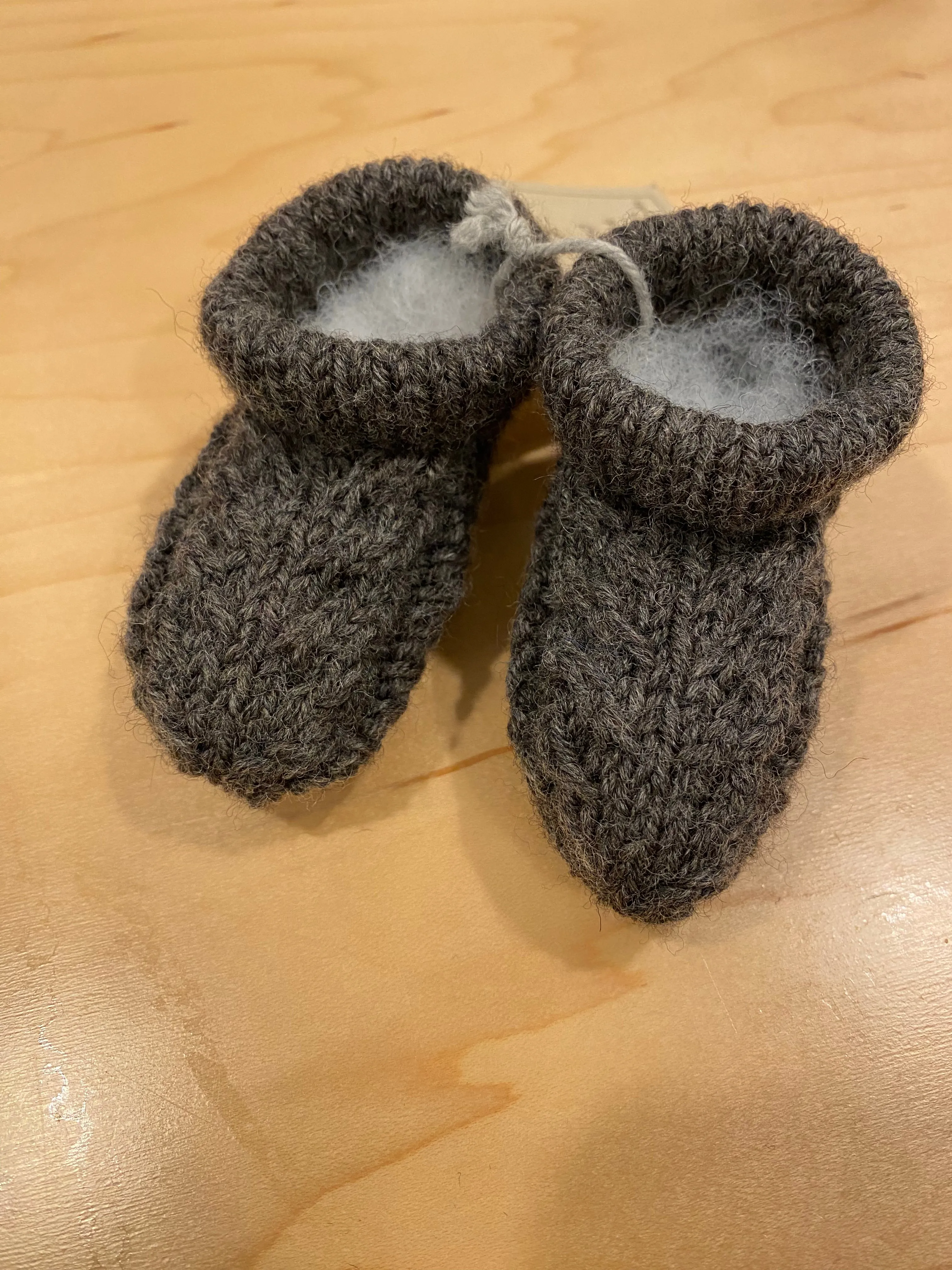 LM Knitted Baby Booties