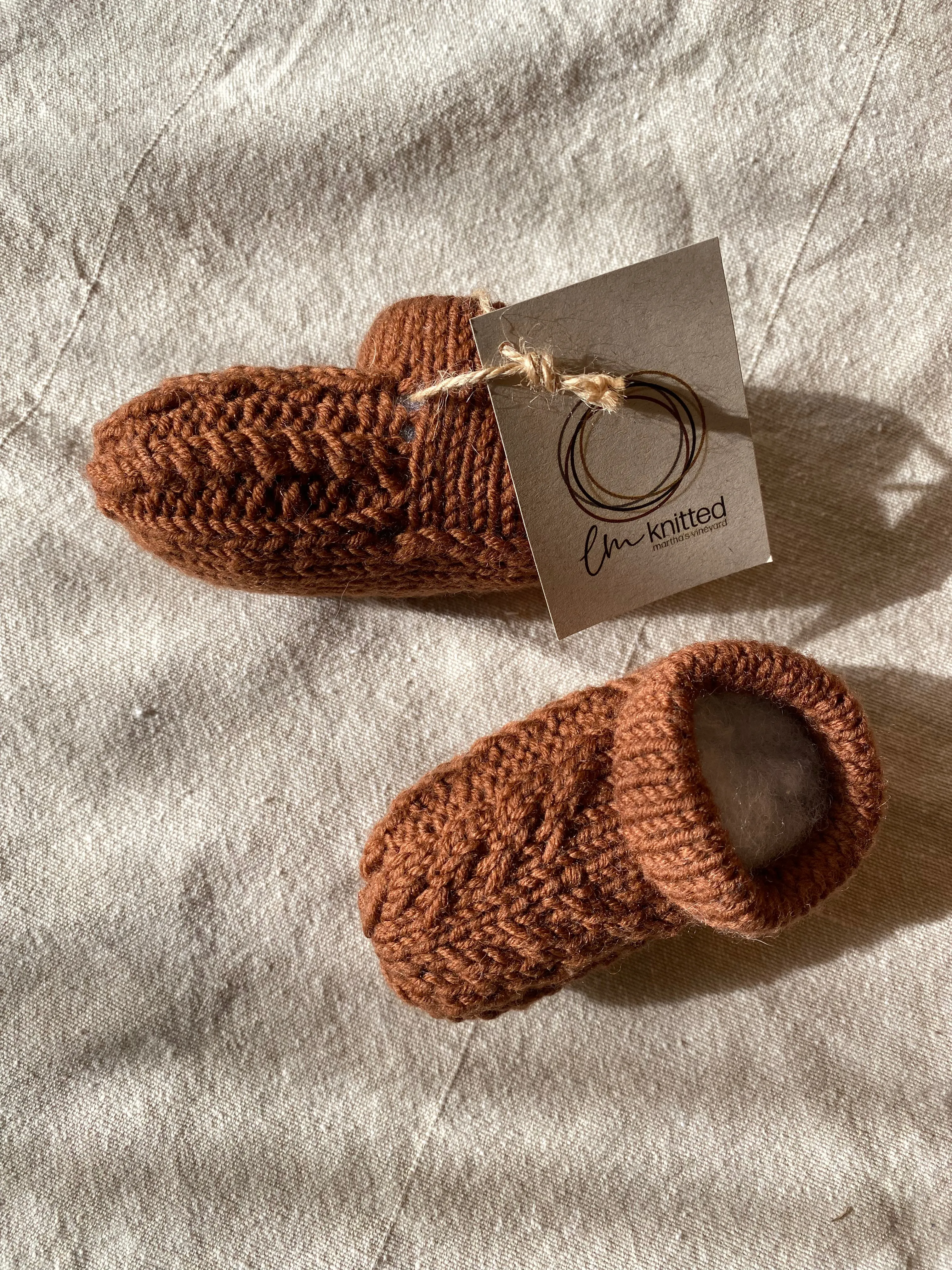 LM Knitted Baby Booties