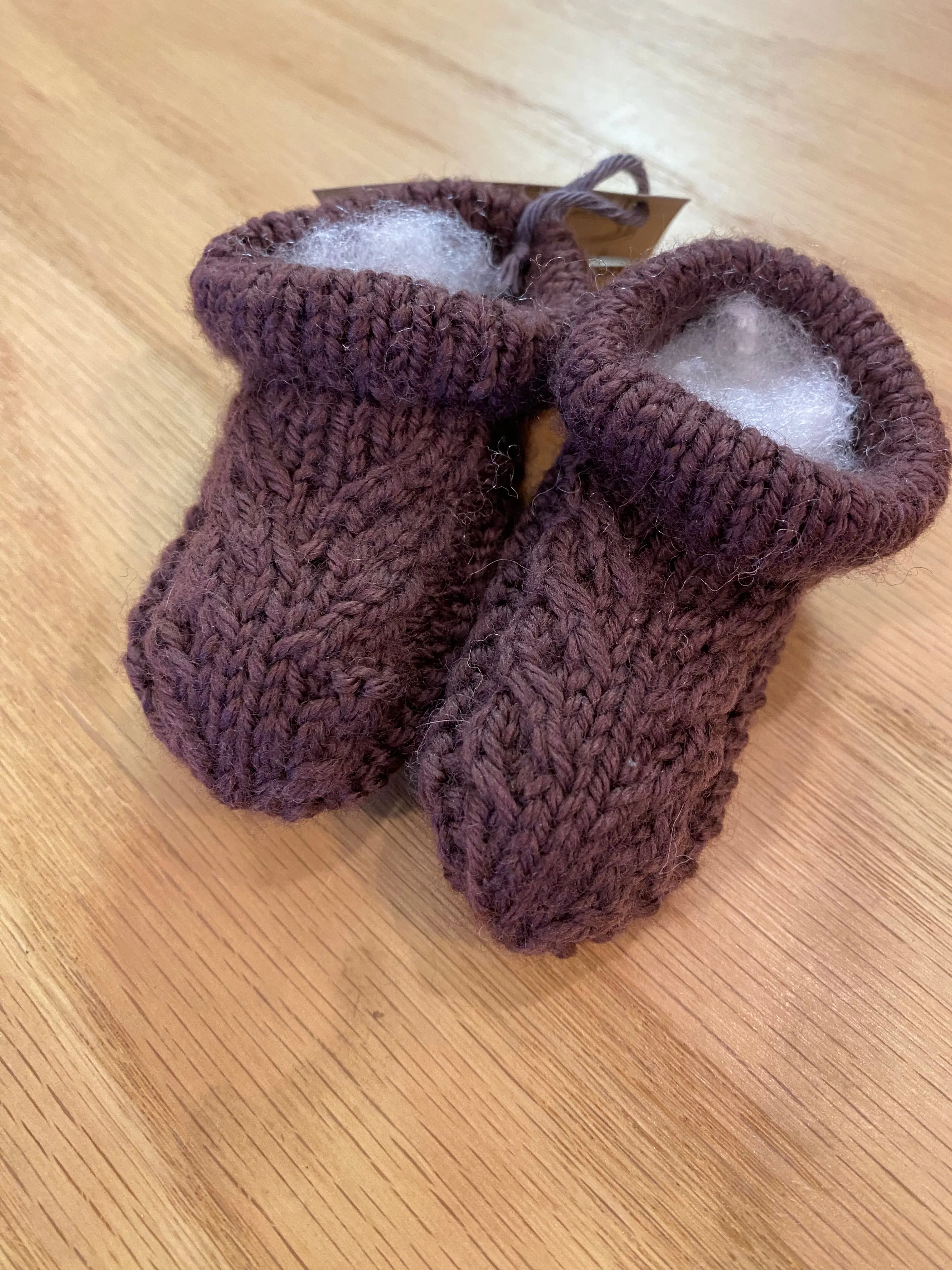 LM Knitted Baby Booties