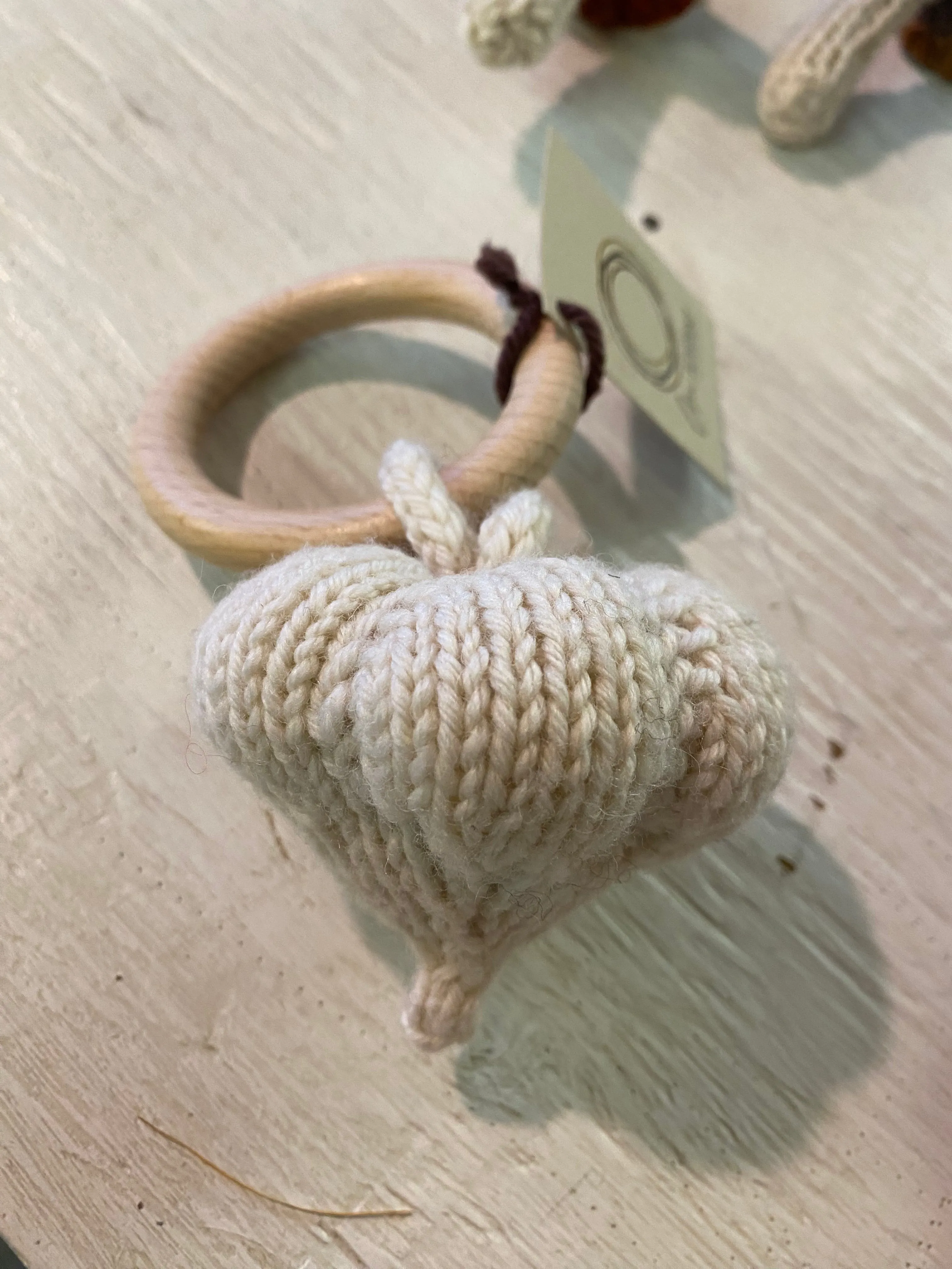 LM Knitted Baby Teether