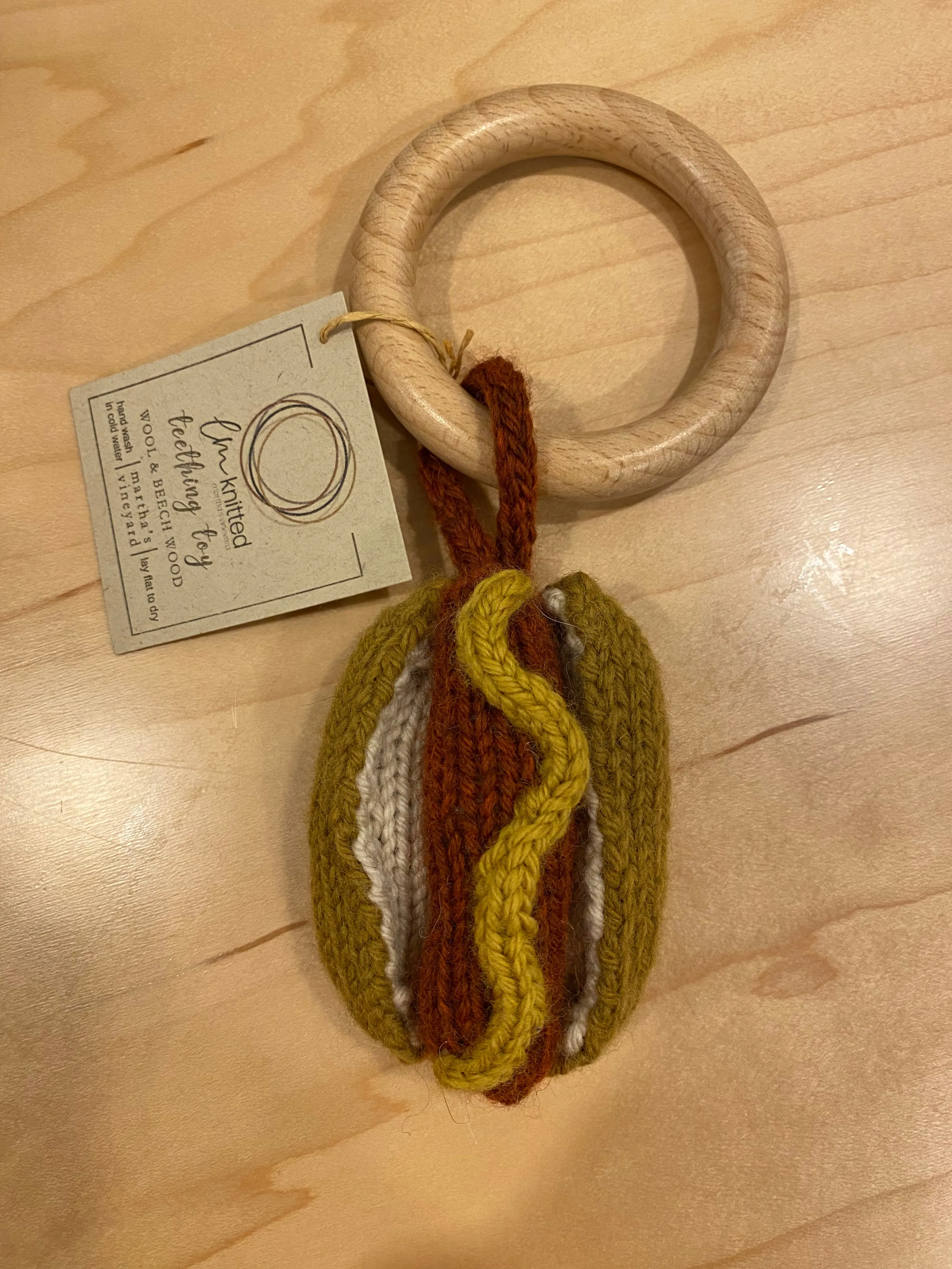 LM Knitted Baby Teether