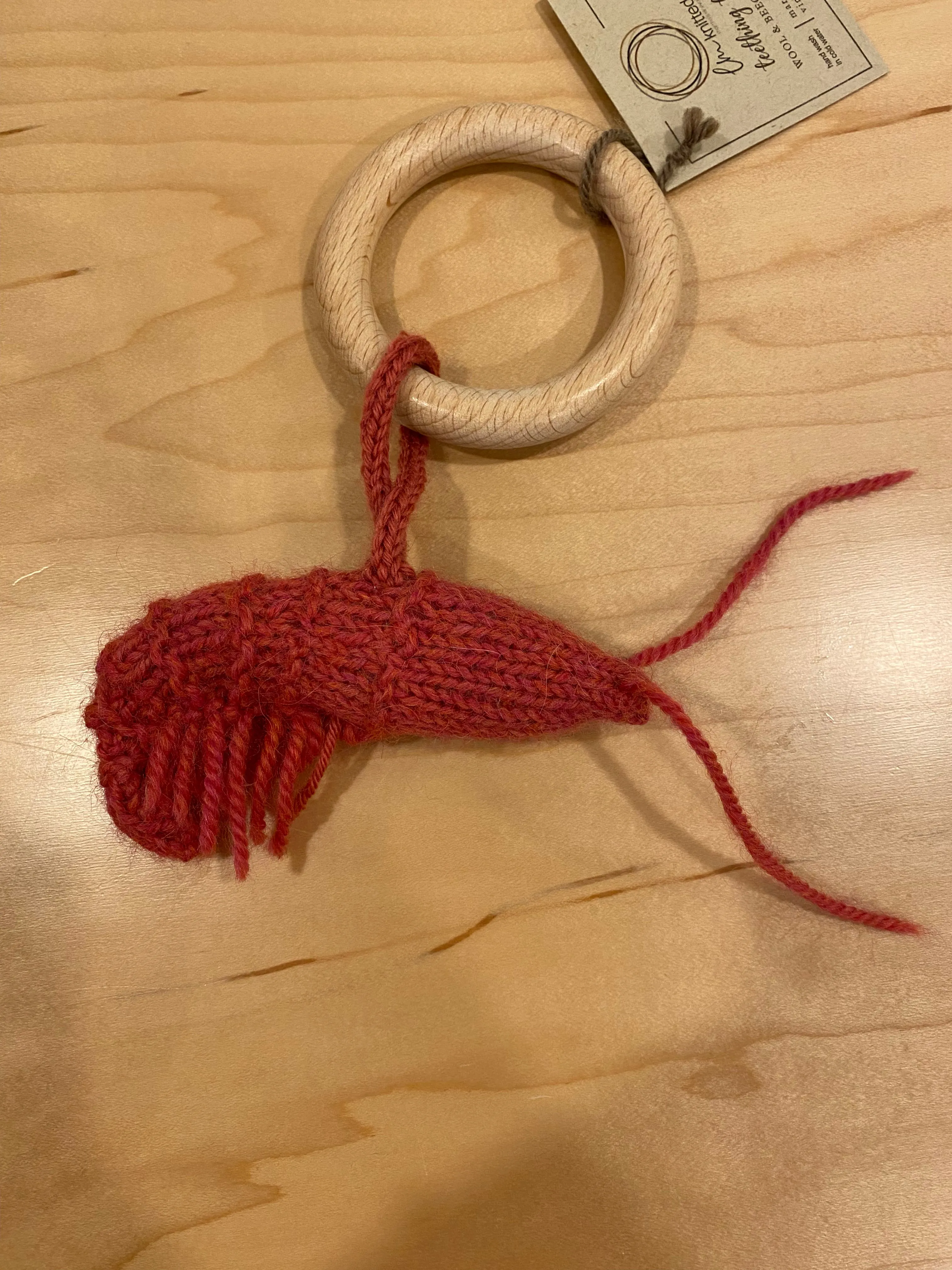 LM Knitted Baby Teether