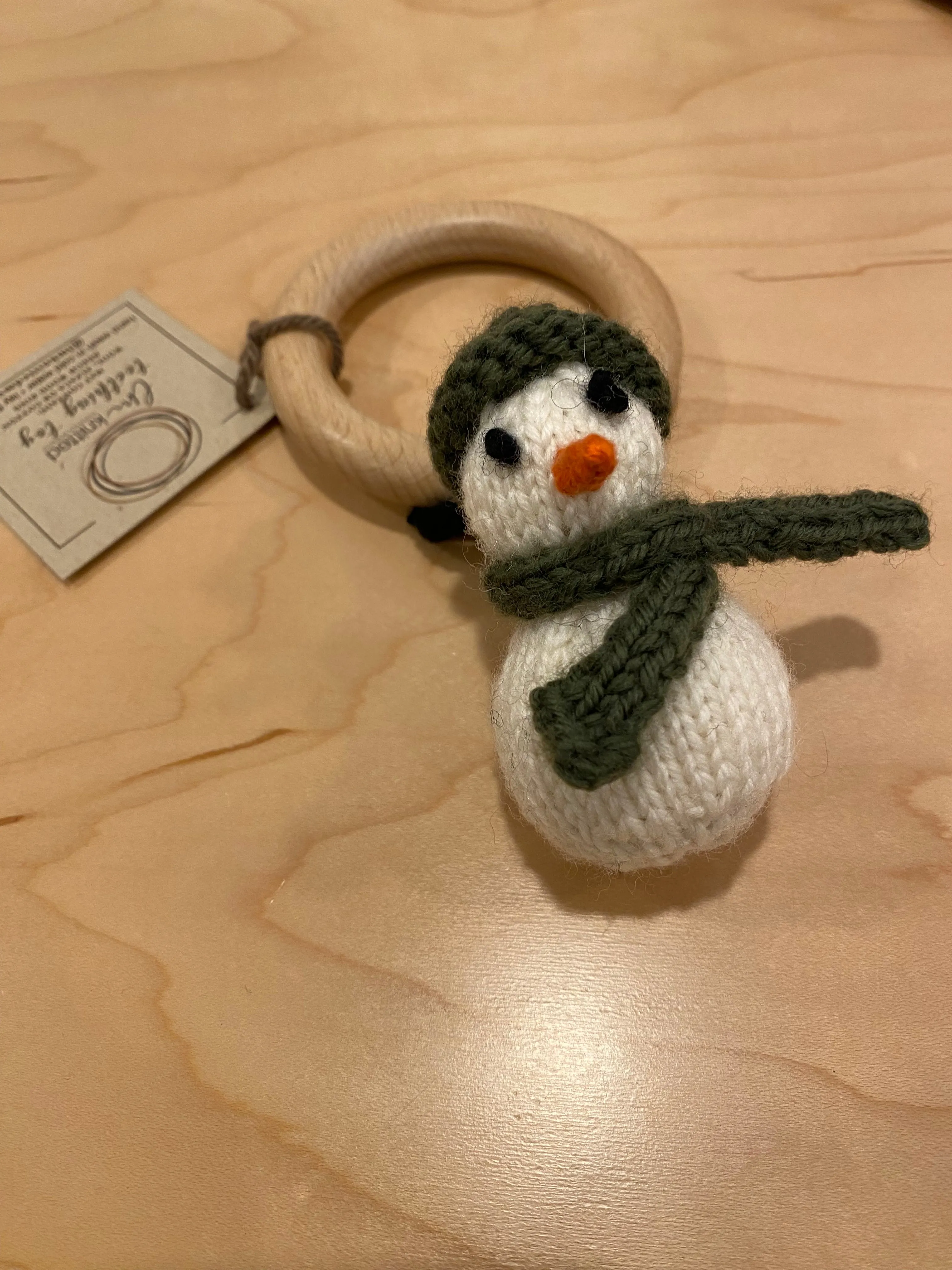 LM Knitted Baby Teether