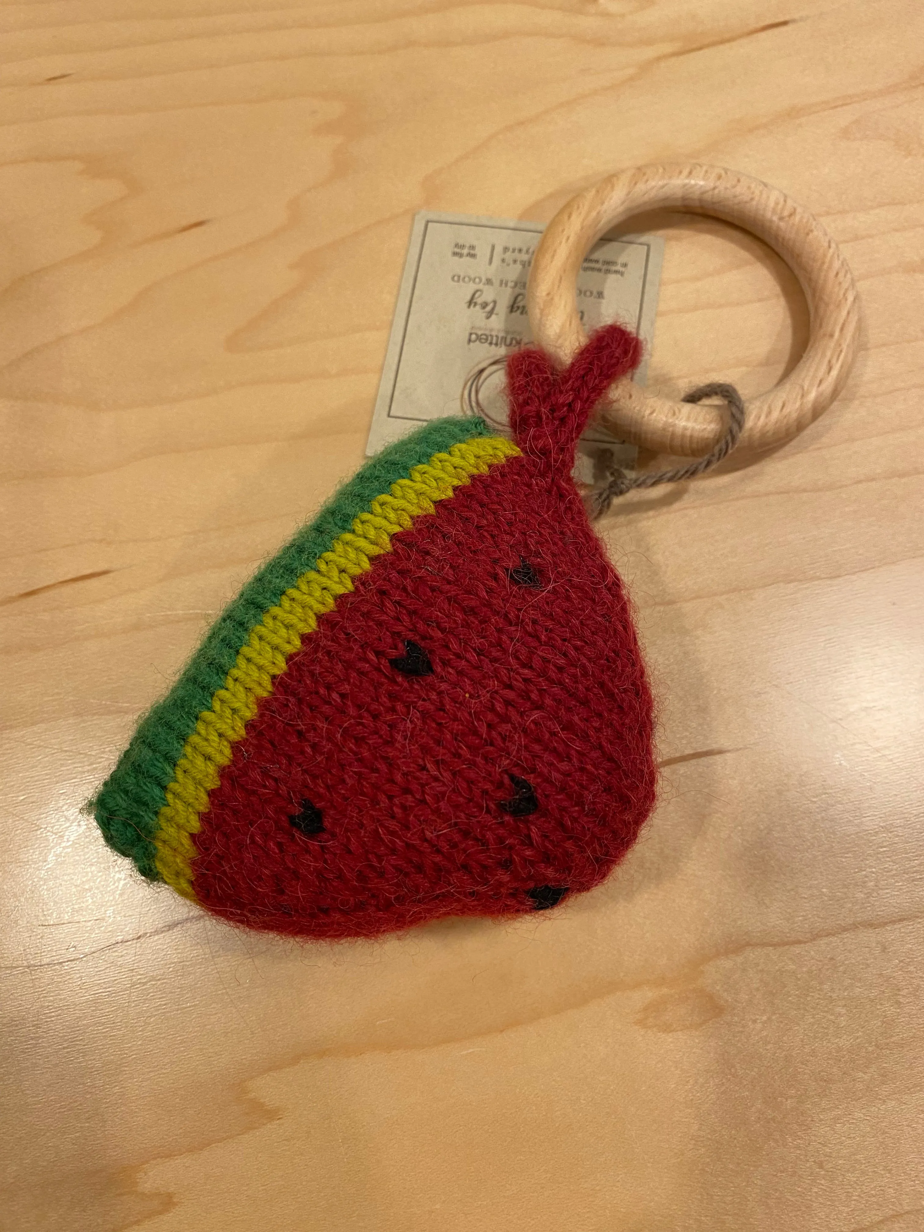 LM Knitted Baby Teether