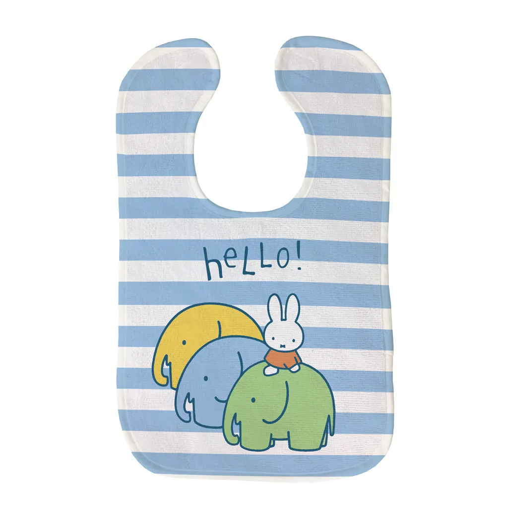 Miffy Elephants Baby Bib