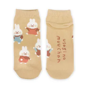 Mind Wave Ankle Socks // Mu-Chan in Overalls