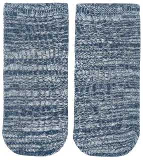 Organic Socks Ankle Marle- Midnight