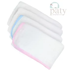 Paty Muslin Blanket w/cotton trim