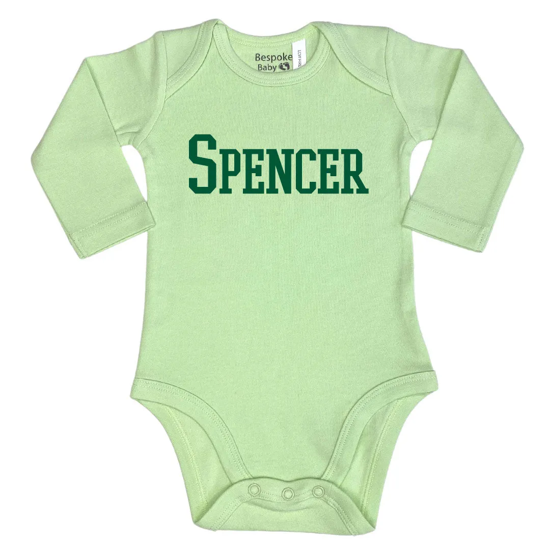 Personalised Bodysuit | Style 4 | 4 Colours