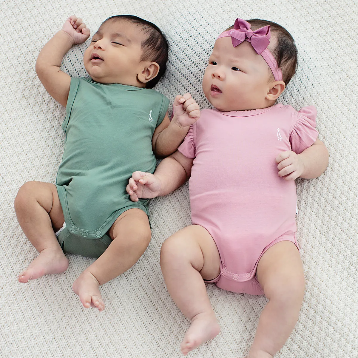 Premium Bamboo Sleeveless Baby Onesie