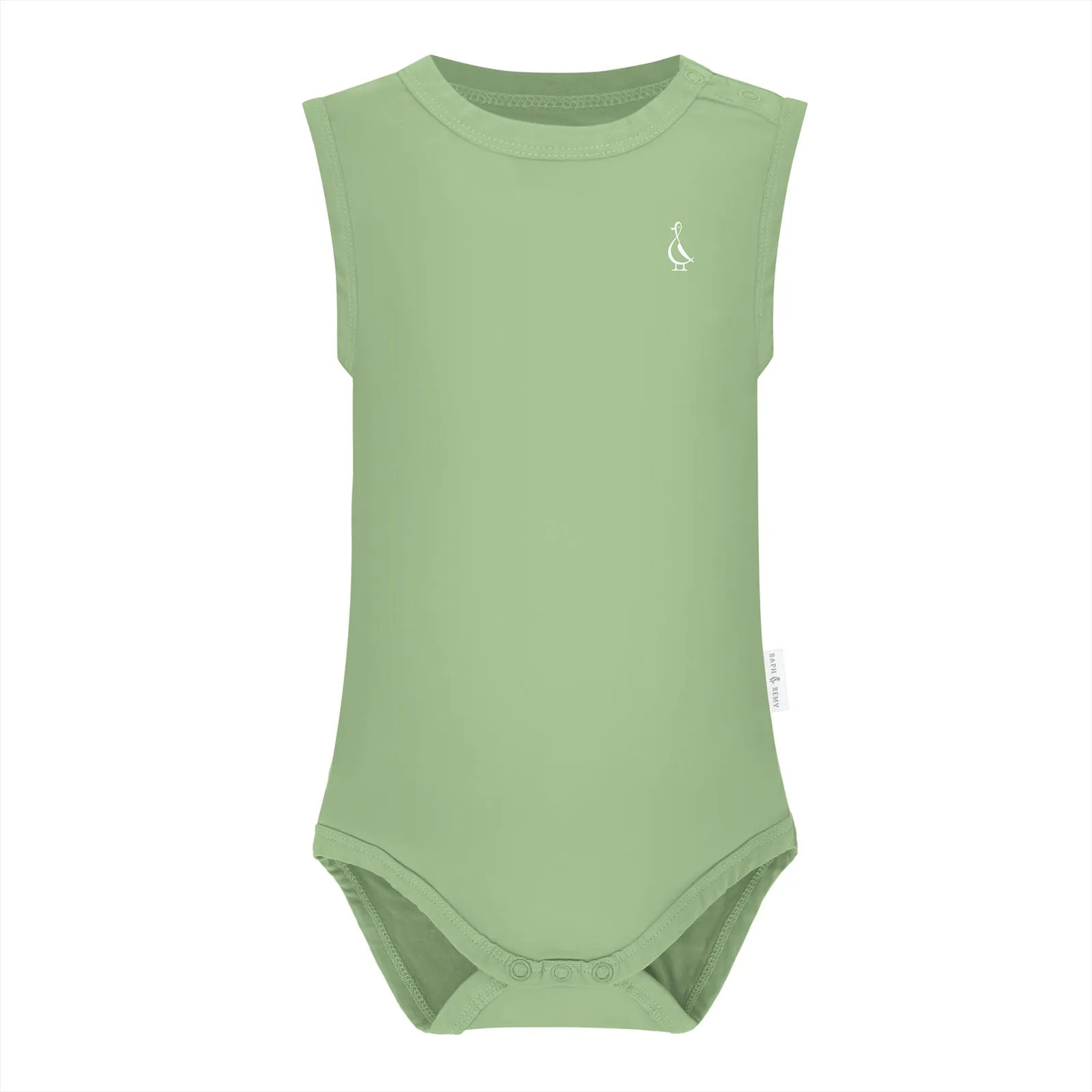 Premium Bamboo Sleeveless Baby Onesie