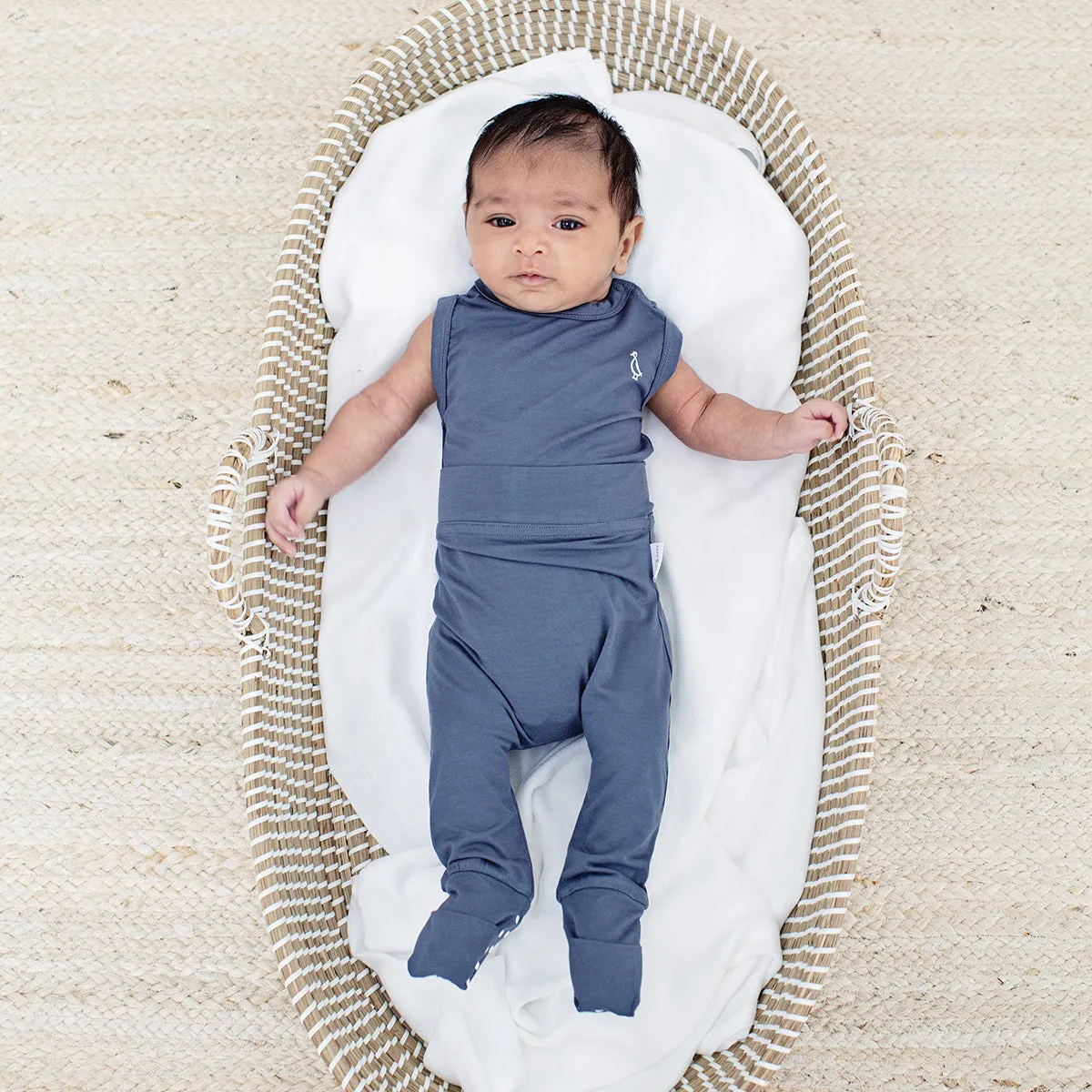 Premium Bamboo Sleeveless Baby Onesie