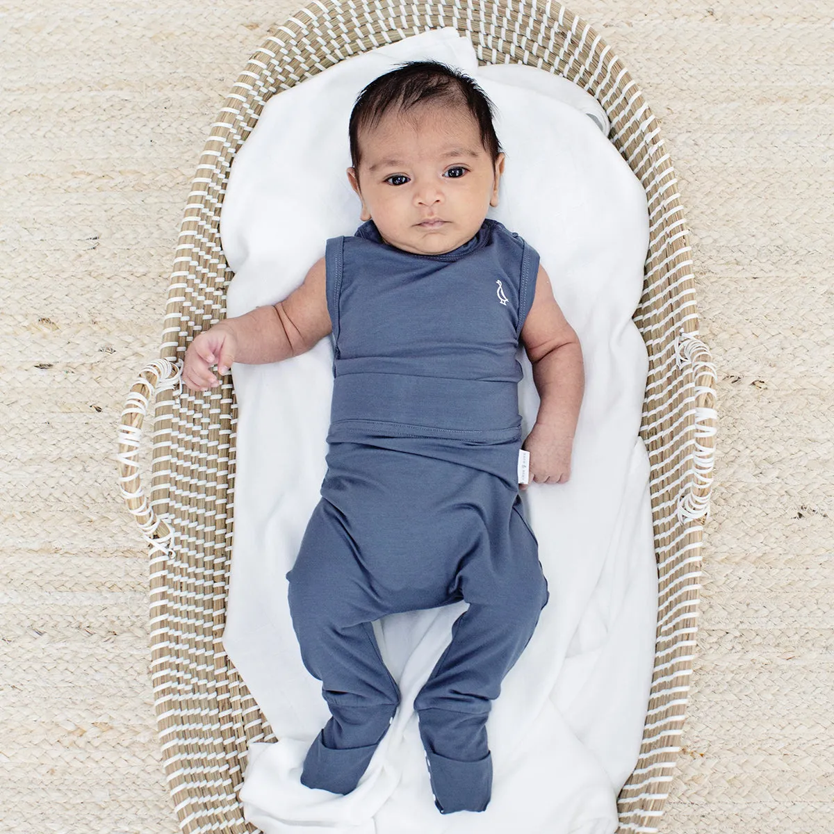 Premium Bamboo Sleeveless Baby Onesie