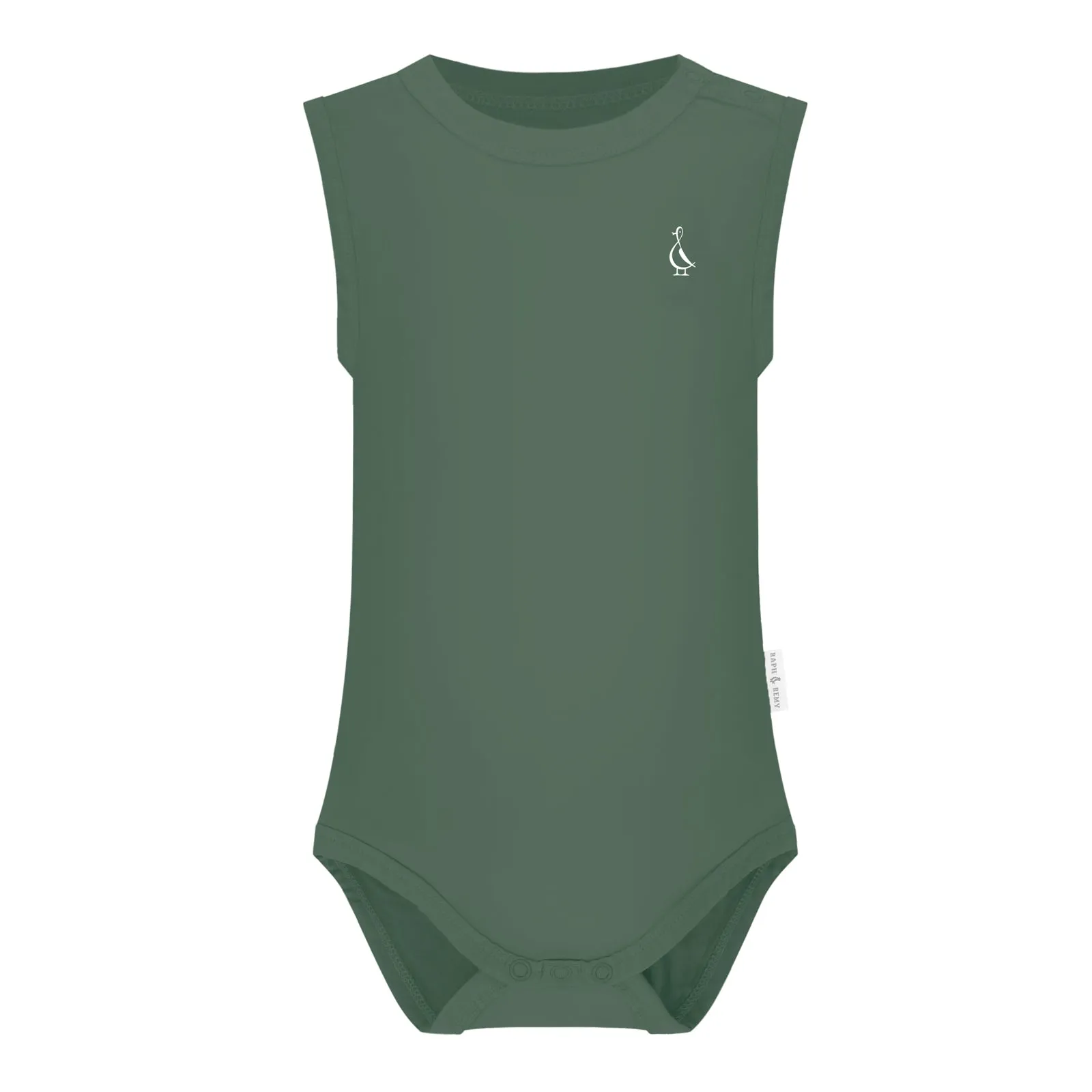 Premium Bamboo Sleeveless Baby Onesie