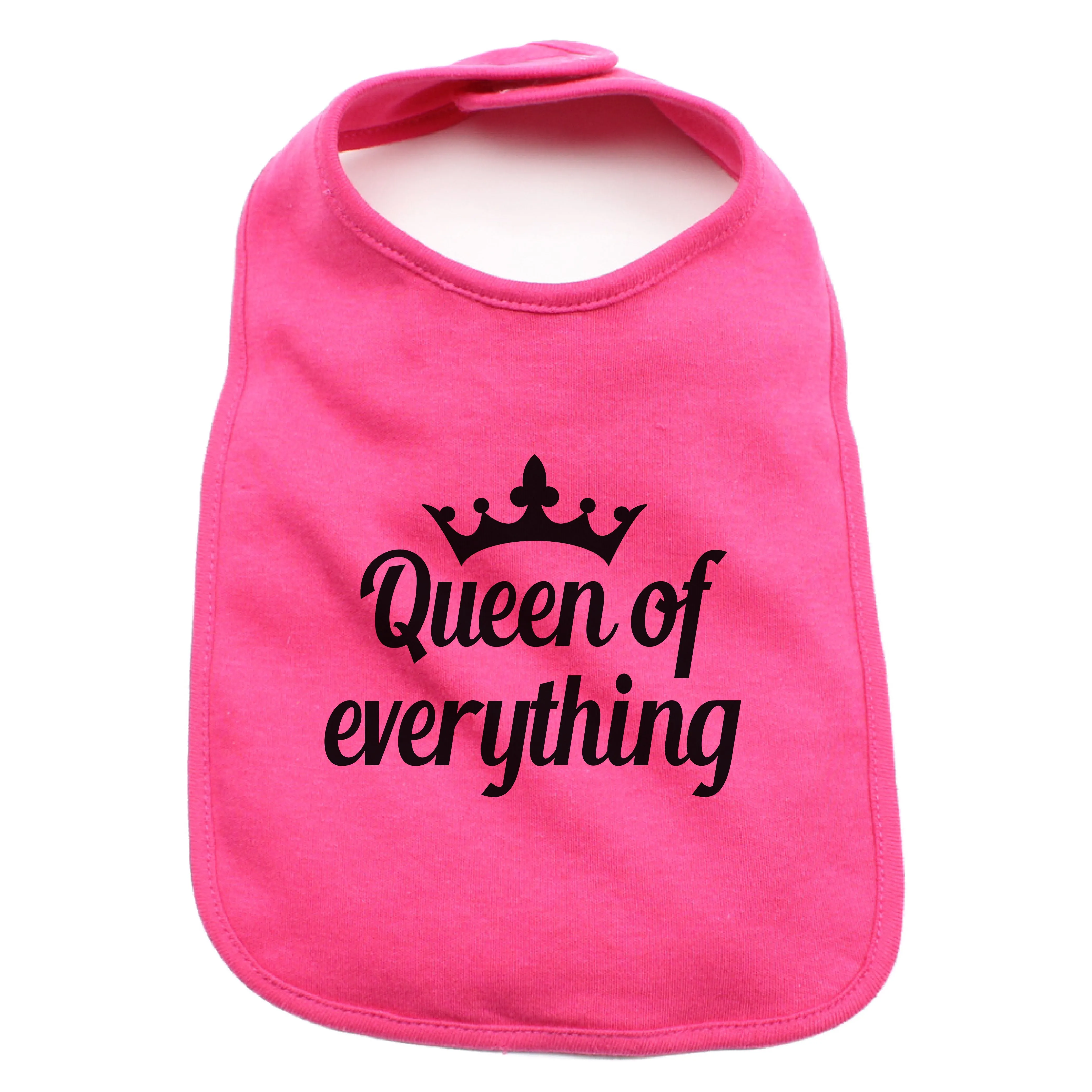 Queen of Everything 100% Cotton Unisex Baby Bib
