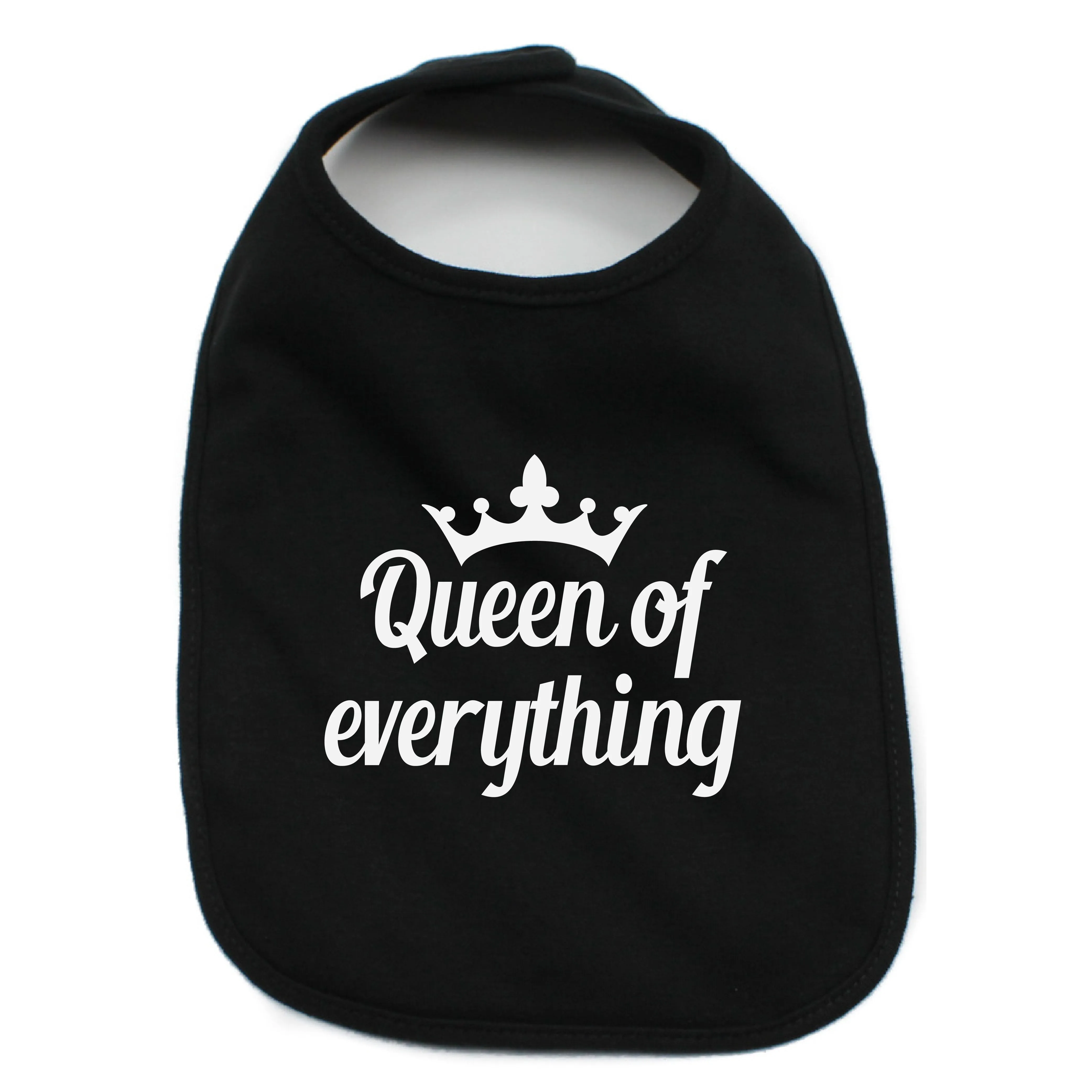 Queen of Everything 100% Cotton Unisex Baby Bib