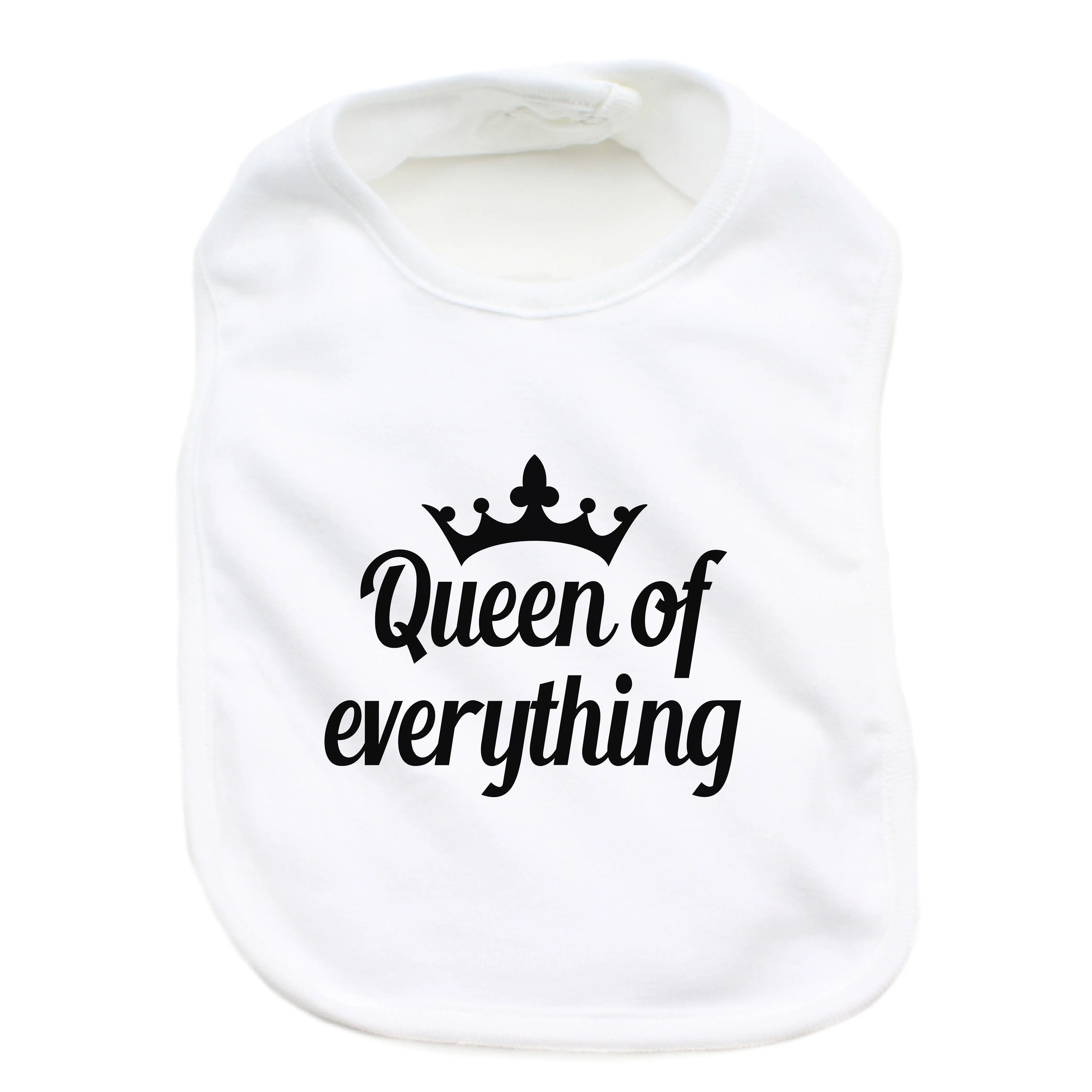 Queen of Everything 100% Cotton Unisex Baby Bib