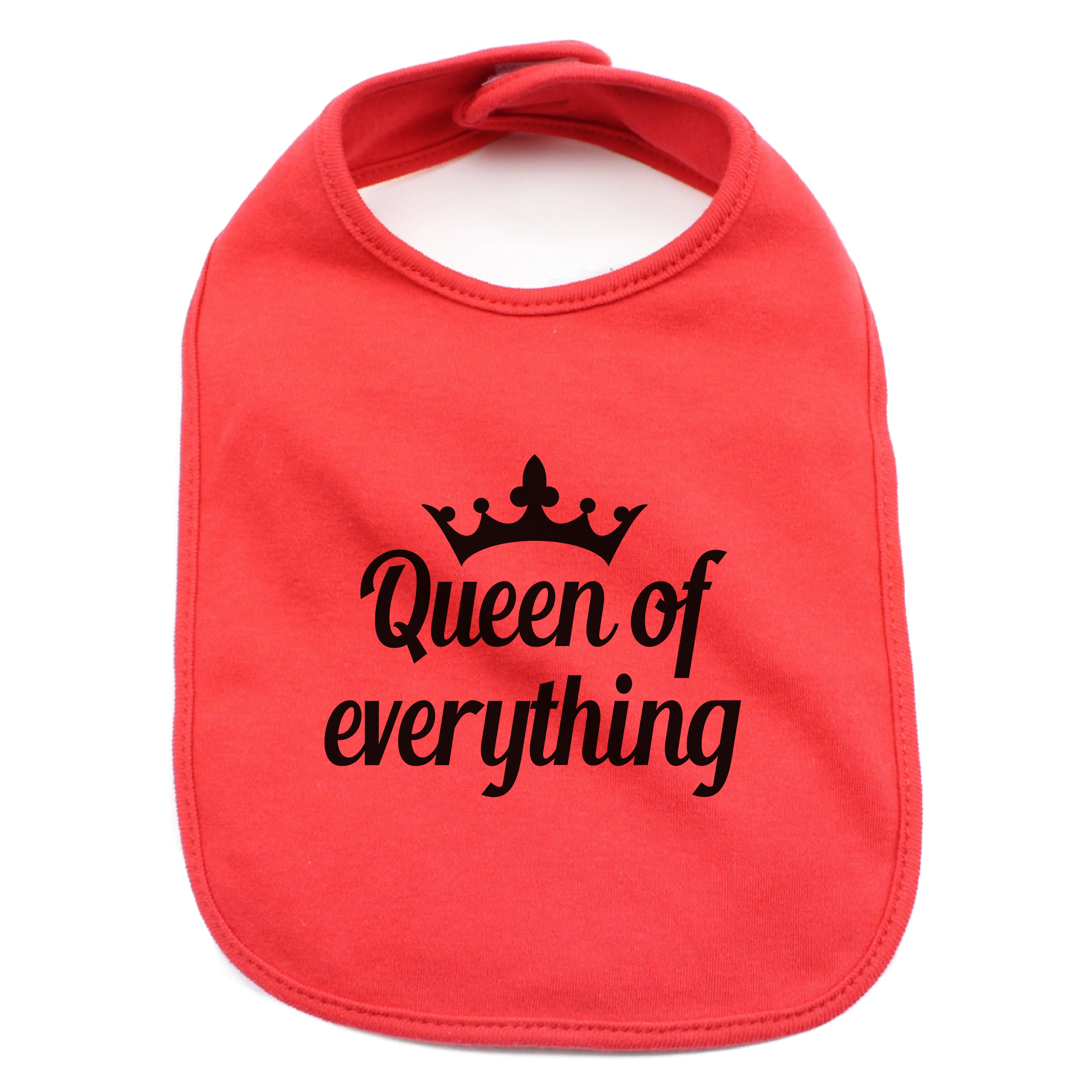 Queen of Everything 100% Cotton Unisex Baby Bib