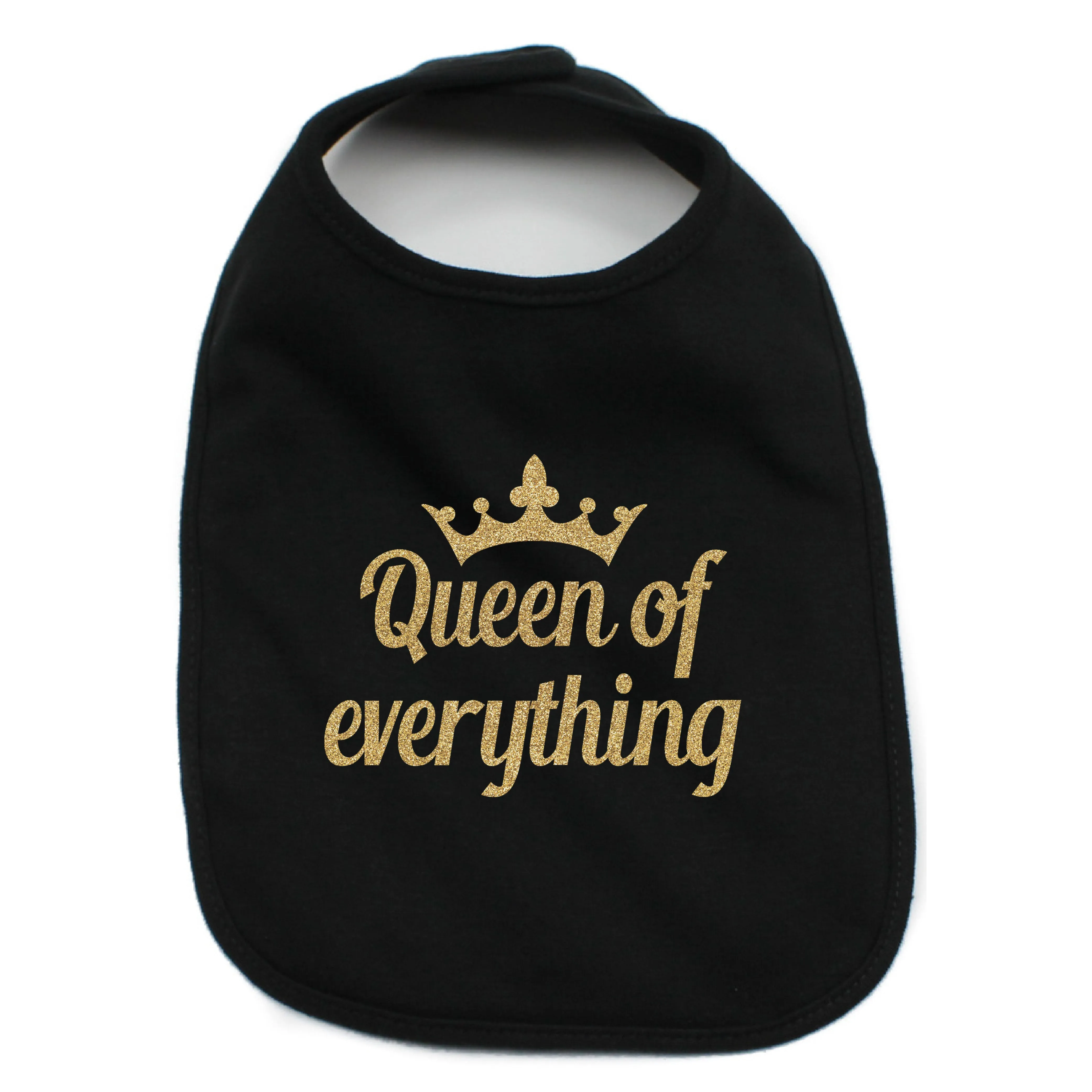 Queen of Everything 100% Cotton Unisex Baby Bib