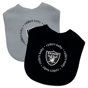 Raiders Baby Bib 2-Pack