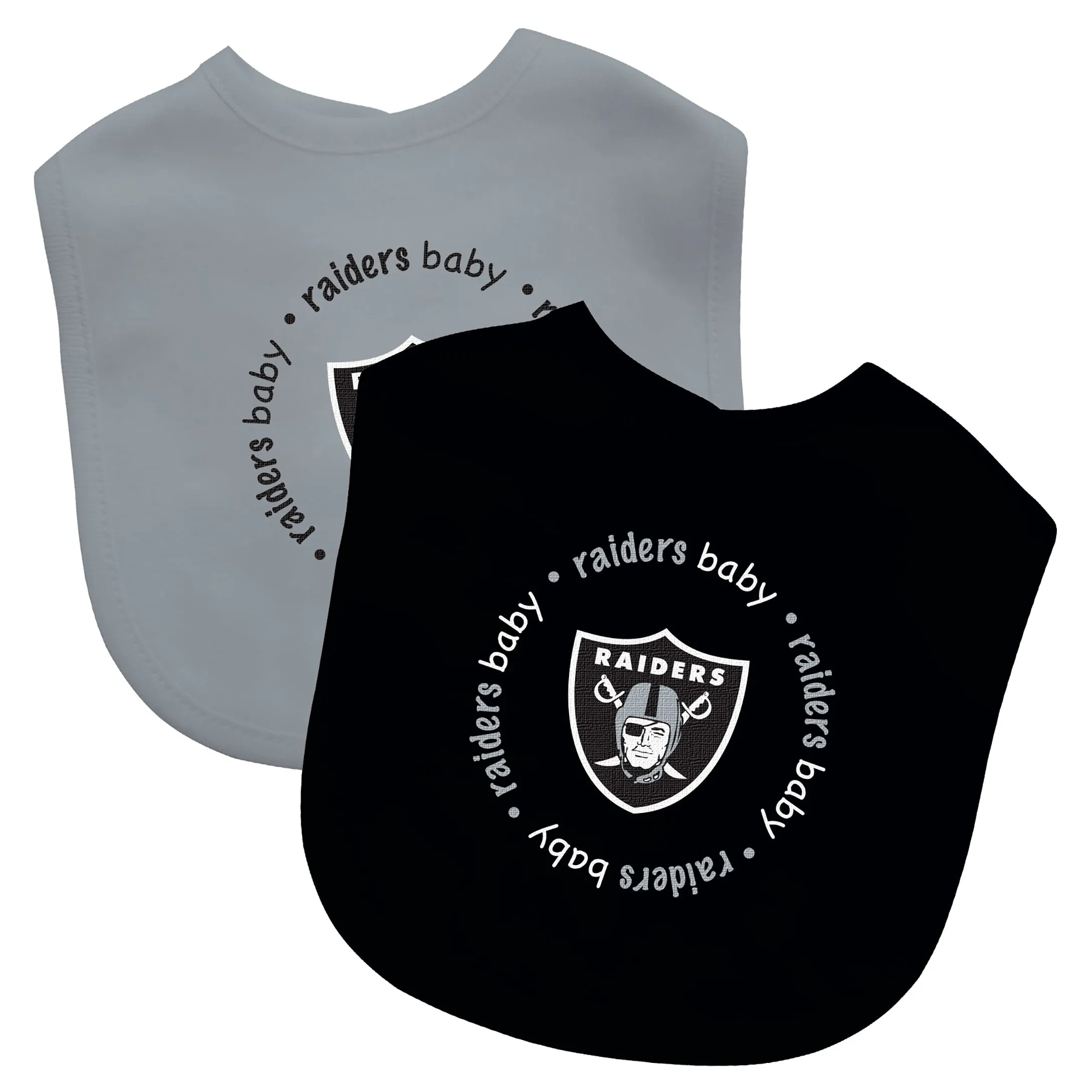 Raiders Baby Bib 2-Pack