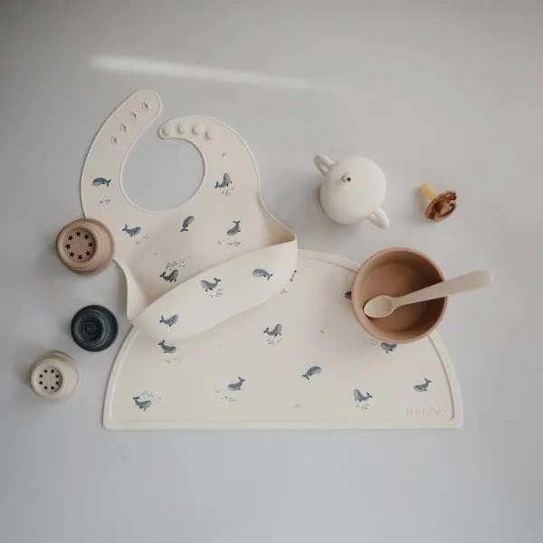 Silicone Place Mat (Whales)