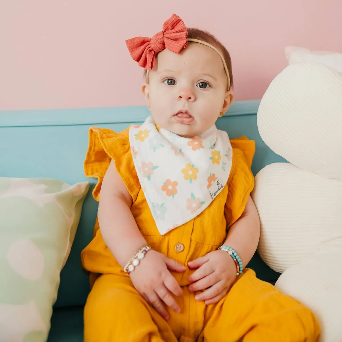 Single Bandana Bib - Cheery by Copper Pearl