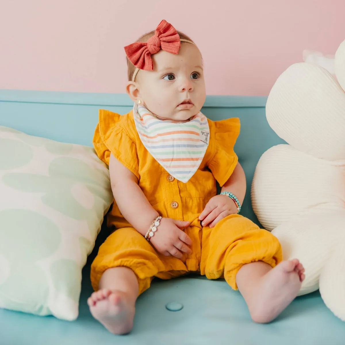 Single Bandana Bib - Cheery by Copper Pearl