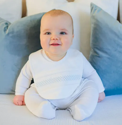 Smocked Bullion Bib - FS226
