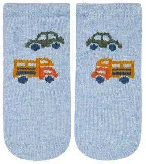 Toshi Organic Baby Socks Jacquard  Road Trip